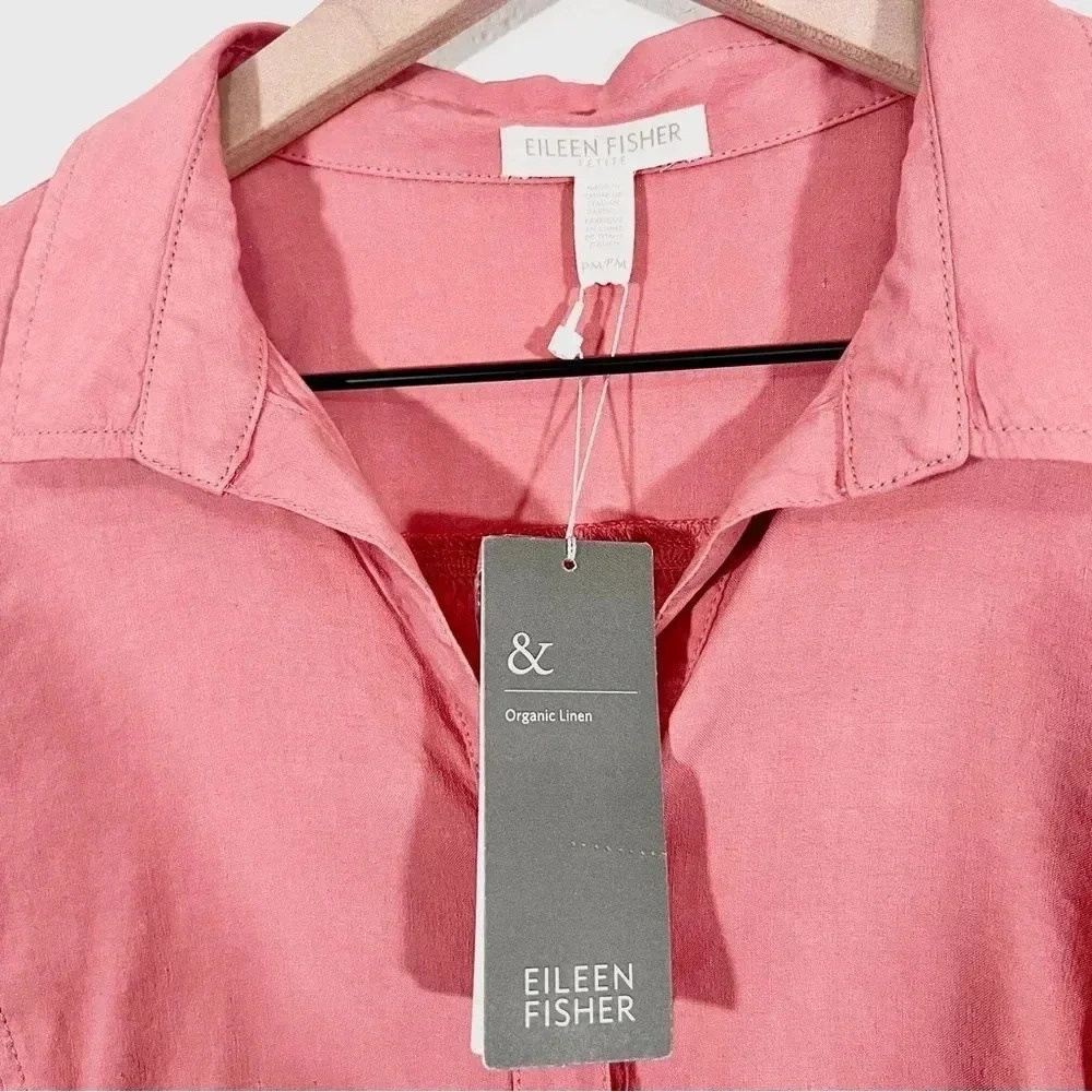 NWT Eileen Fisher Organic Linen Dress - Picture 4 of 9